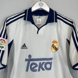 Shop 2000/01 REAL MADRID HOME SHIRT (M) ADIDAS, classic football shirts, vintage football shirts & retro soccer jerseys at Cult Kits