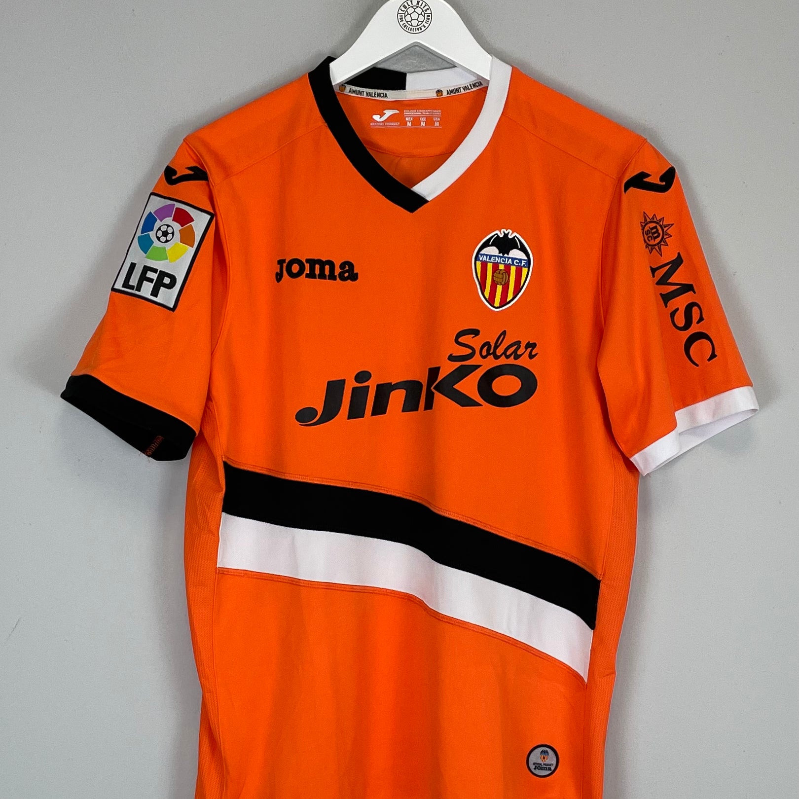 Shop 2013/14 VALENCIA AWAY SHIRT (M) JOMA, classic football shirts, vintage football shirts & retro soccer jerseys at Cult Kits