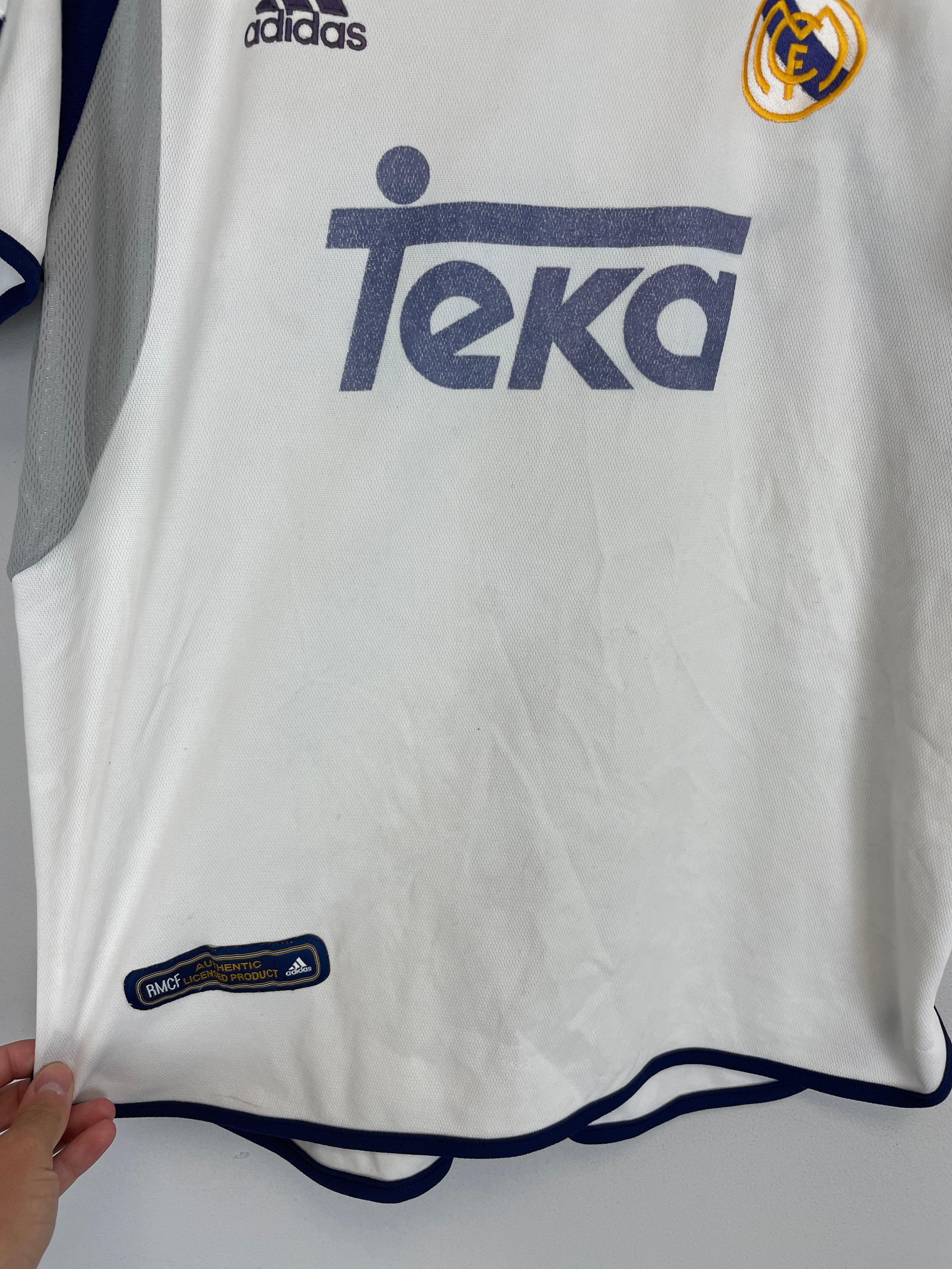Shop 2000/01 REAL MADRID HOME SHIRT (M) ADIDAS, classic football shirts, vintage football shirts & retro soccer jerseys at Cult Kits