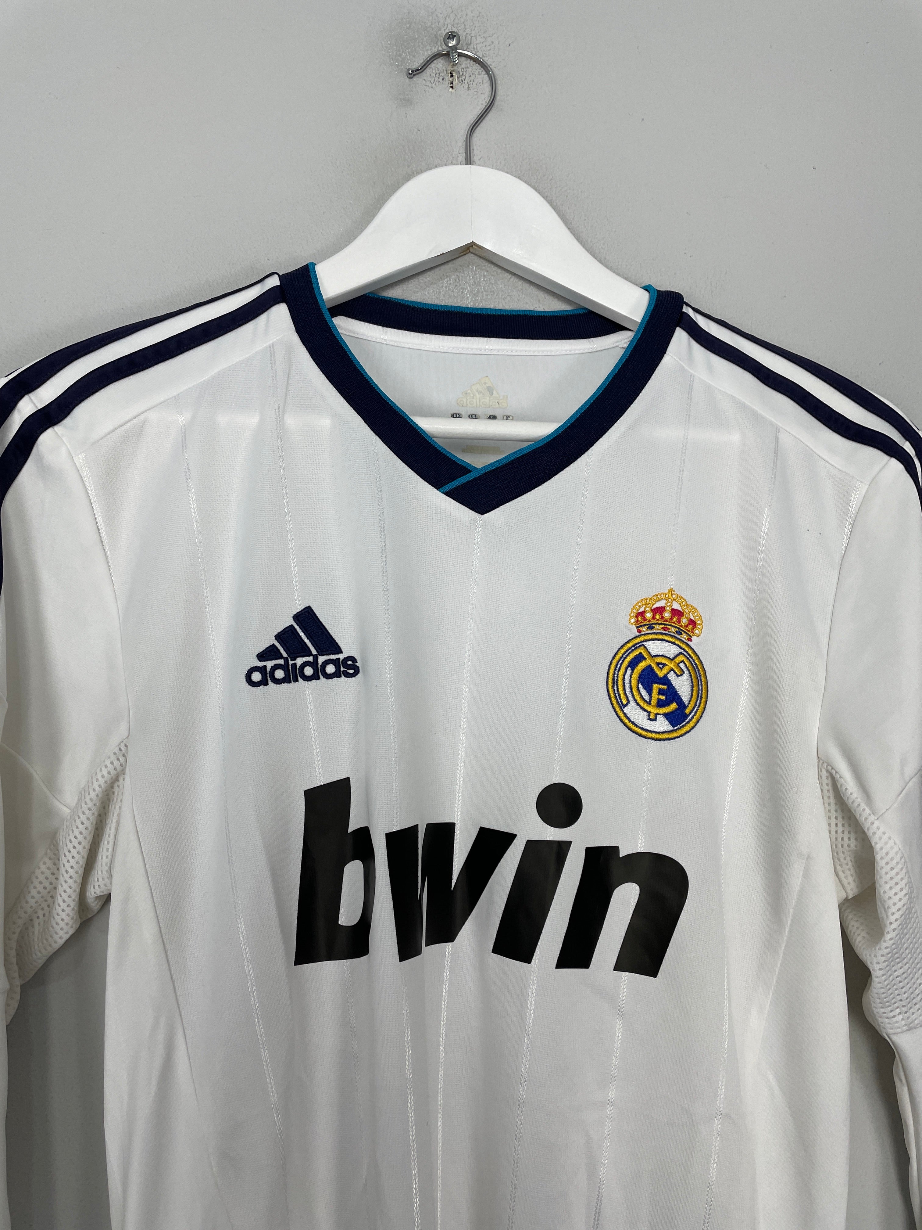Shop 2012/13 REAL MADRID RONALDO #7 L/S HOME SHIRT (S) ADIDAS, classic football shirts, vintage football shirts & retro soccer jerseys at Cult Kits