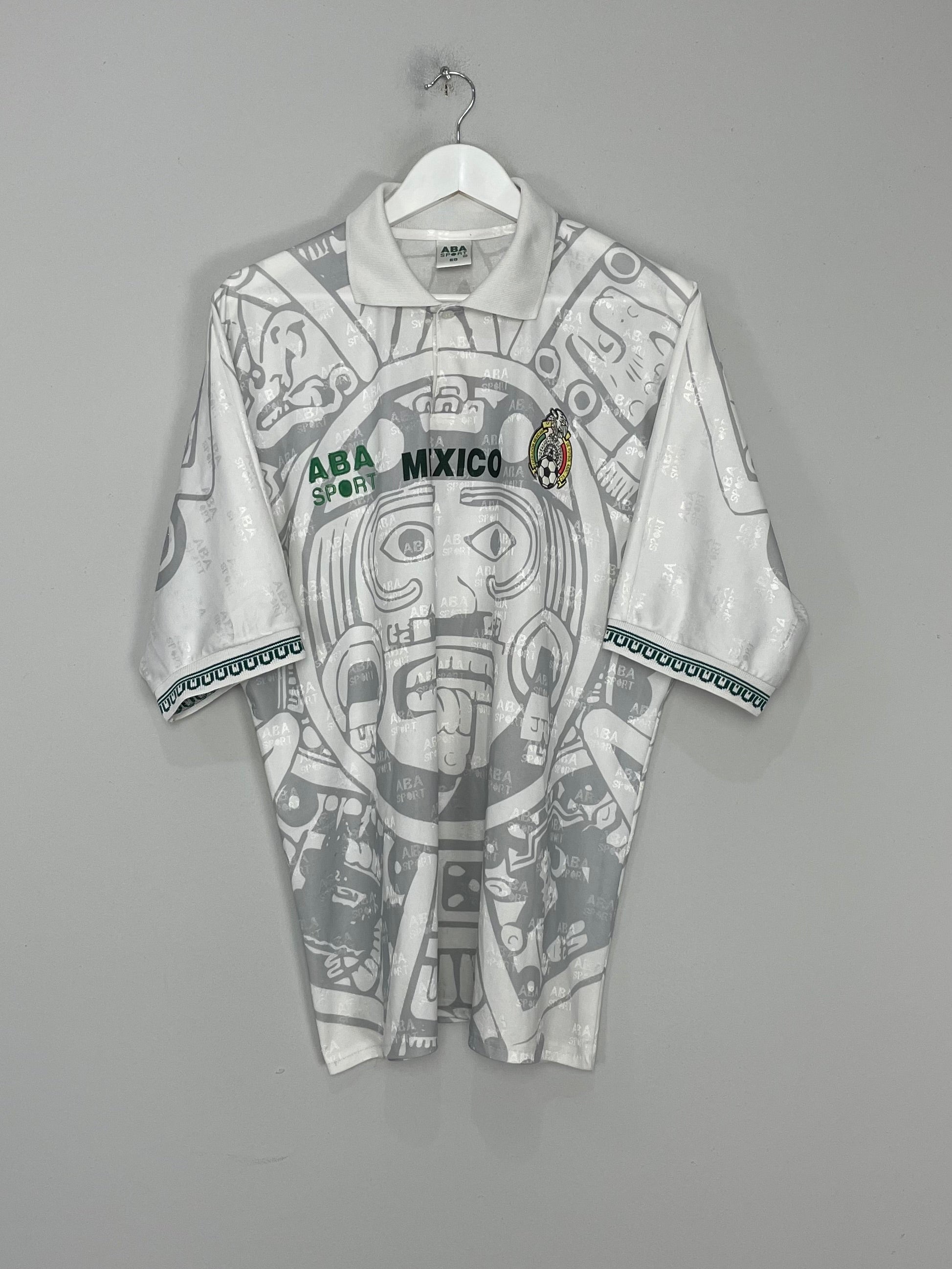 Shop 1996/98 MEXICO AWAY SHIRT (XL) ABA SPORT, classic football shirts, vintage football shirts & retro soccer jerseys at Cult Kits