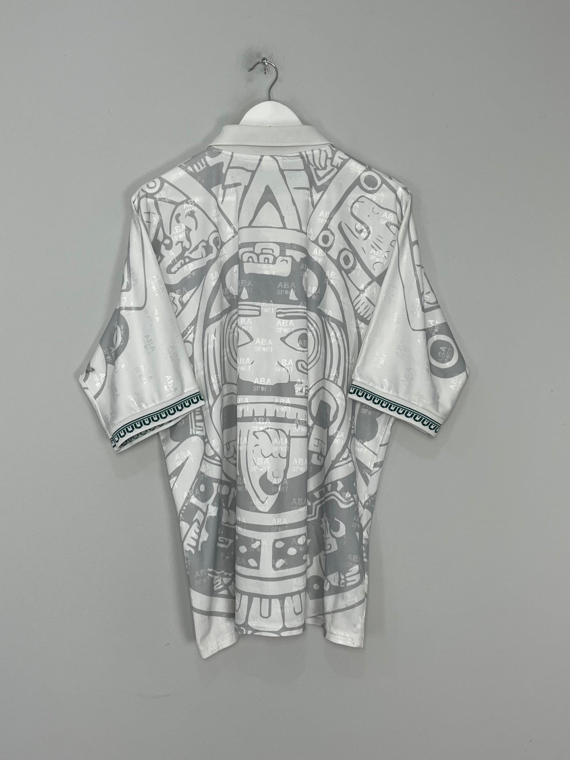 Shop 1996/98 MEXICO AWAY SHIRT (XL) ABA SPORT, classic football shirts, vintage football shirts & retro soccer jerseys at Cult Kits