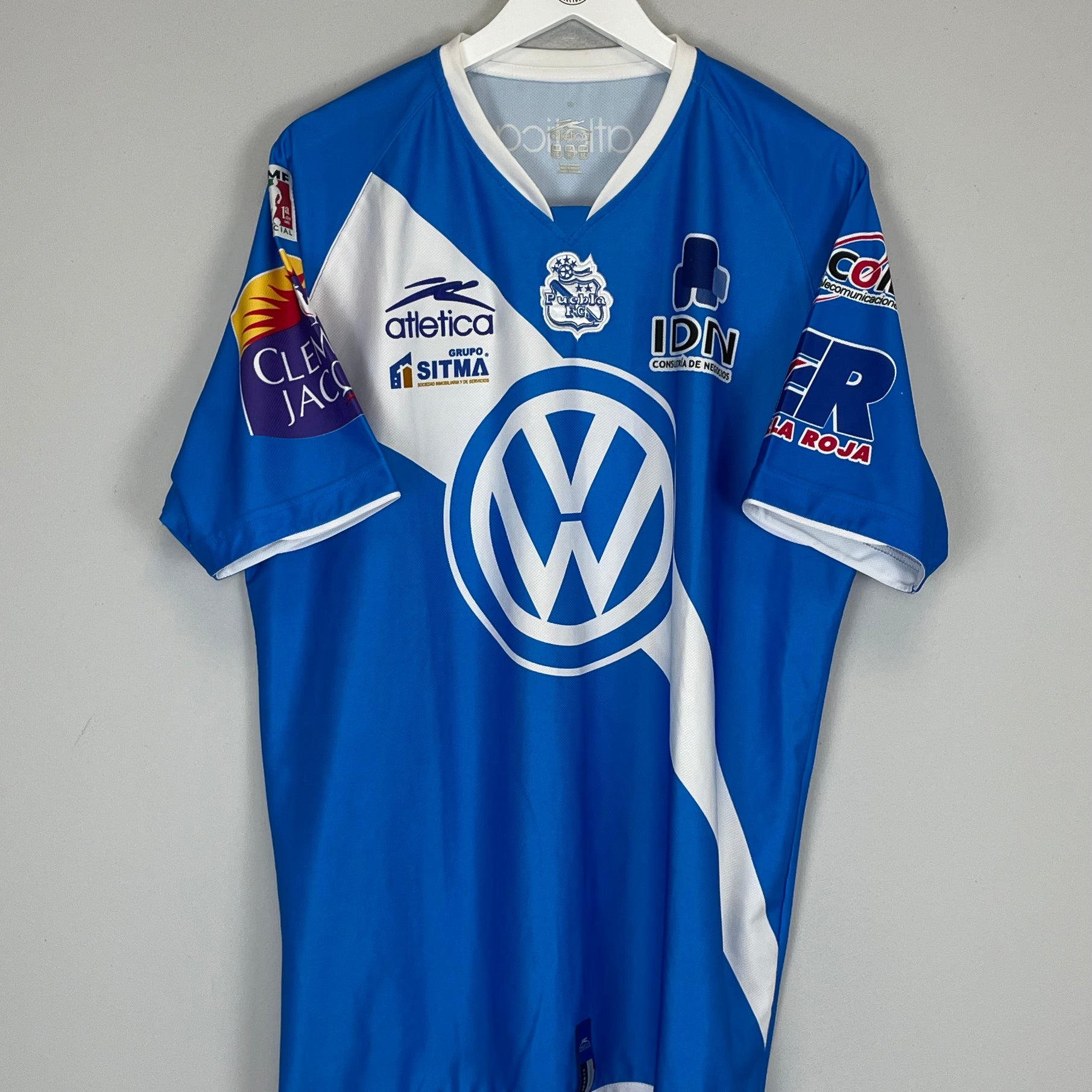 Shop 2007/09 PUEBLA AWAY SHIRT (XL) ATLETICA, classic football shirts, vintage football shirts & retro soccer jerseys at Cult Kits