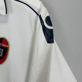 2010/11 CAGLIARI AWAY SHIRT (L) MACRON
