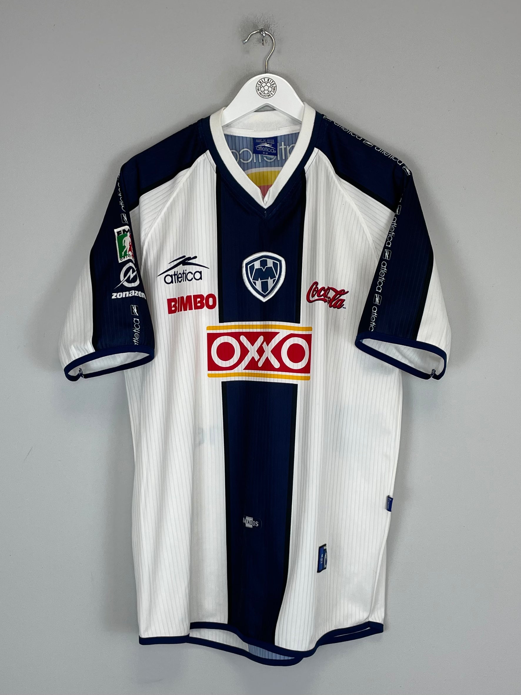 Shop 2000/01 MONTERREY AWAY SHIRT (M) ATLETICA, classic football shirts, vintage football shirts & retro soccer jerseys at Cult Kits