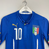 2014/15 ITALY BALOTELLI #10 *PLAYER ISSUE* HOME SHIRT (M) PUMA