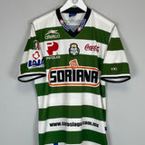 Shop 2003/04 SANTOS LAGUNA HOME SHIRT (M) ATLETICA, classic football shirts, vintage football shirts & retro soccer jerseys at Cult Kits