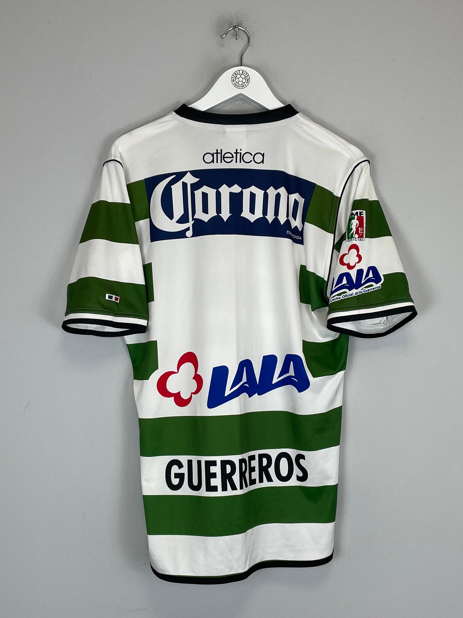 Shop 2003/04 SANTOS LAGUNA HOME SHIRT (M) ATLETICA, classic football shirts, vintage football shirts & retro soccer jerseys at Cult Kits