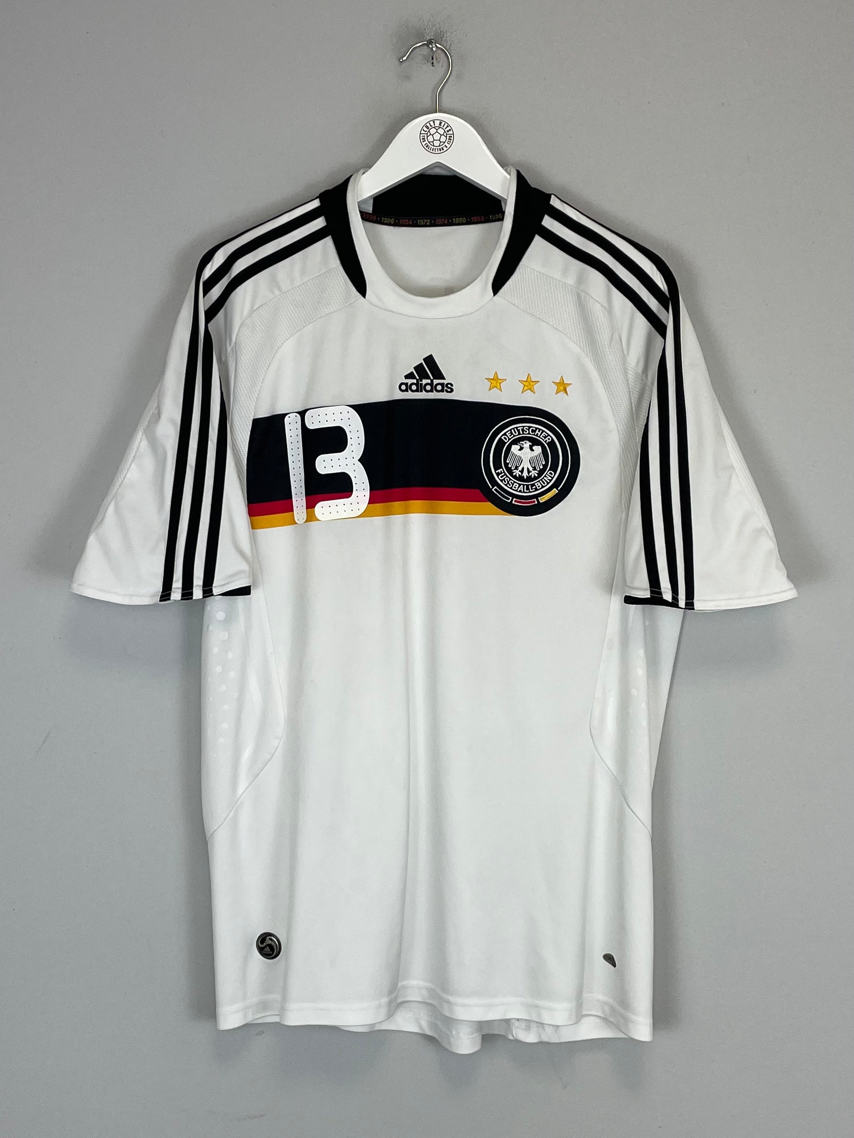 Shop 2008/09 GERMANY BALLACK #13 HOME SHIRT (L) ADIDAS, classic football shirts, vintage football shirts & retro soccer jerseys at Cult Kits