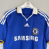 Shop 2008/09 CHELSEA DROGBA #11 HOME SHIRT (L) ADIDAS, classic football shirts, vintage football shirts & retro soccer jerseys at Cult Kits