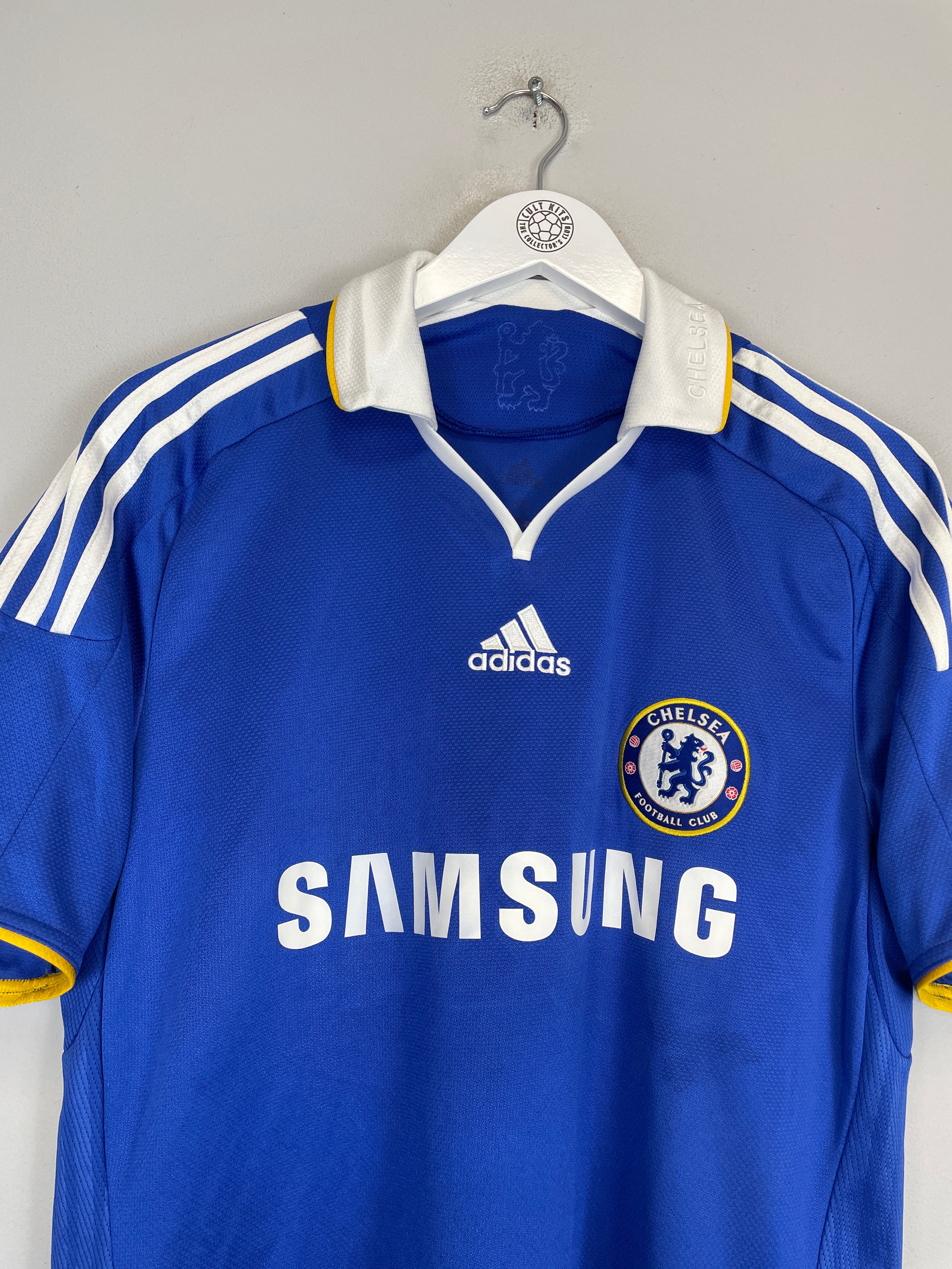 Shop 2008/09 CHELSEA DROGBA #11 HOME SHIRT (L) ADIDAS, classic football shirts, vintage football shirts & retro soccer jerseys at Cult Kits