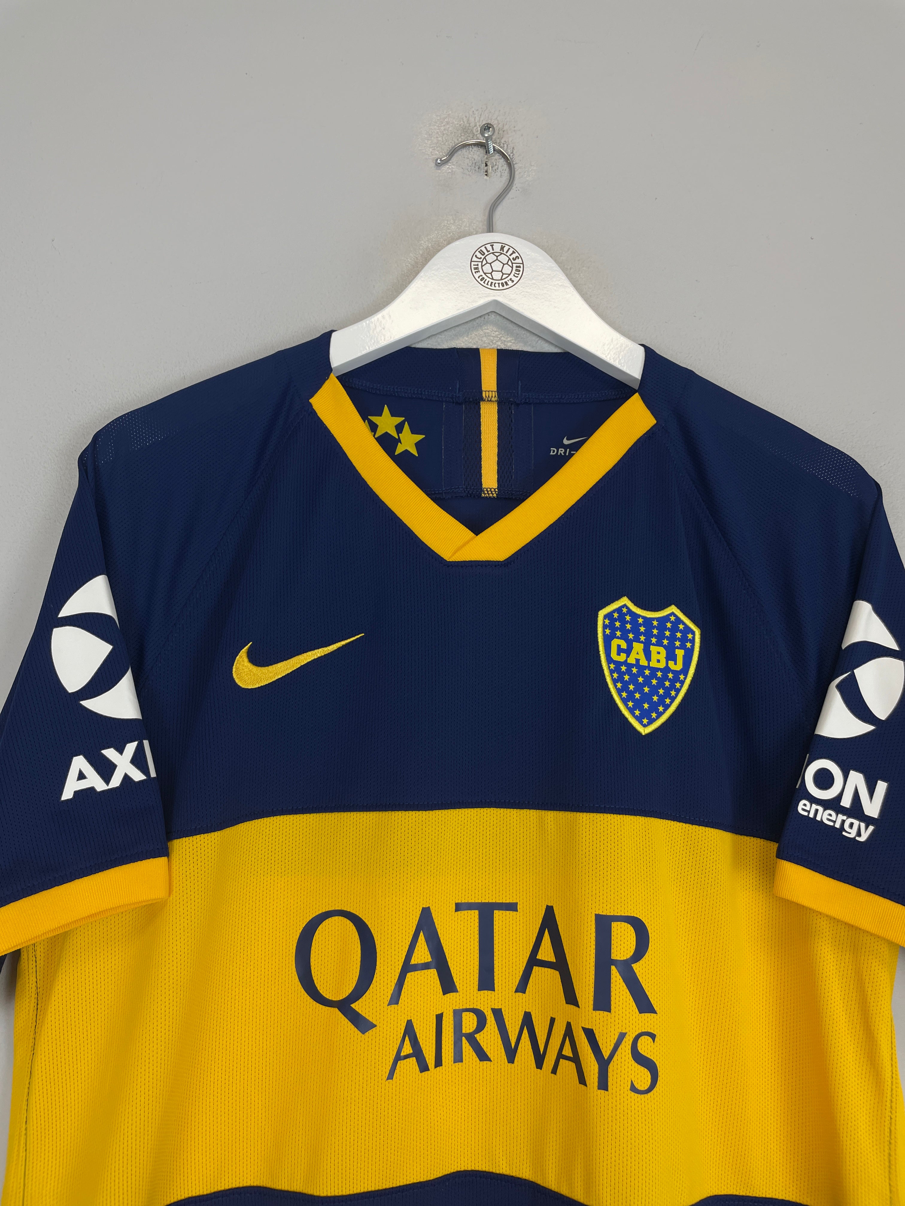 Shop 2019/20 BOCA JUNIORS *AUTHENTIC* HOME SHIRT (L) NIKE, classic football shirts, vintage football shirts & retro soccer jerseys at Cult Kits