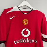 Shop 2004/06 MANCHESTER UNITED ROONEY #8 HOME SHIRT (S) NIKE, classic football shirts, vintage football shirts & retro soccer jerseys at Cult Kits