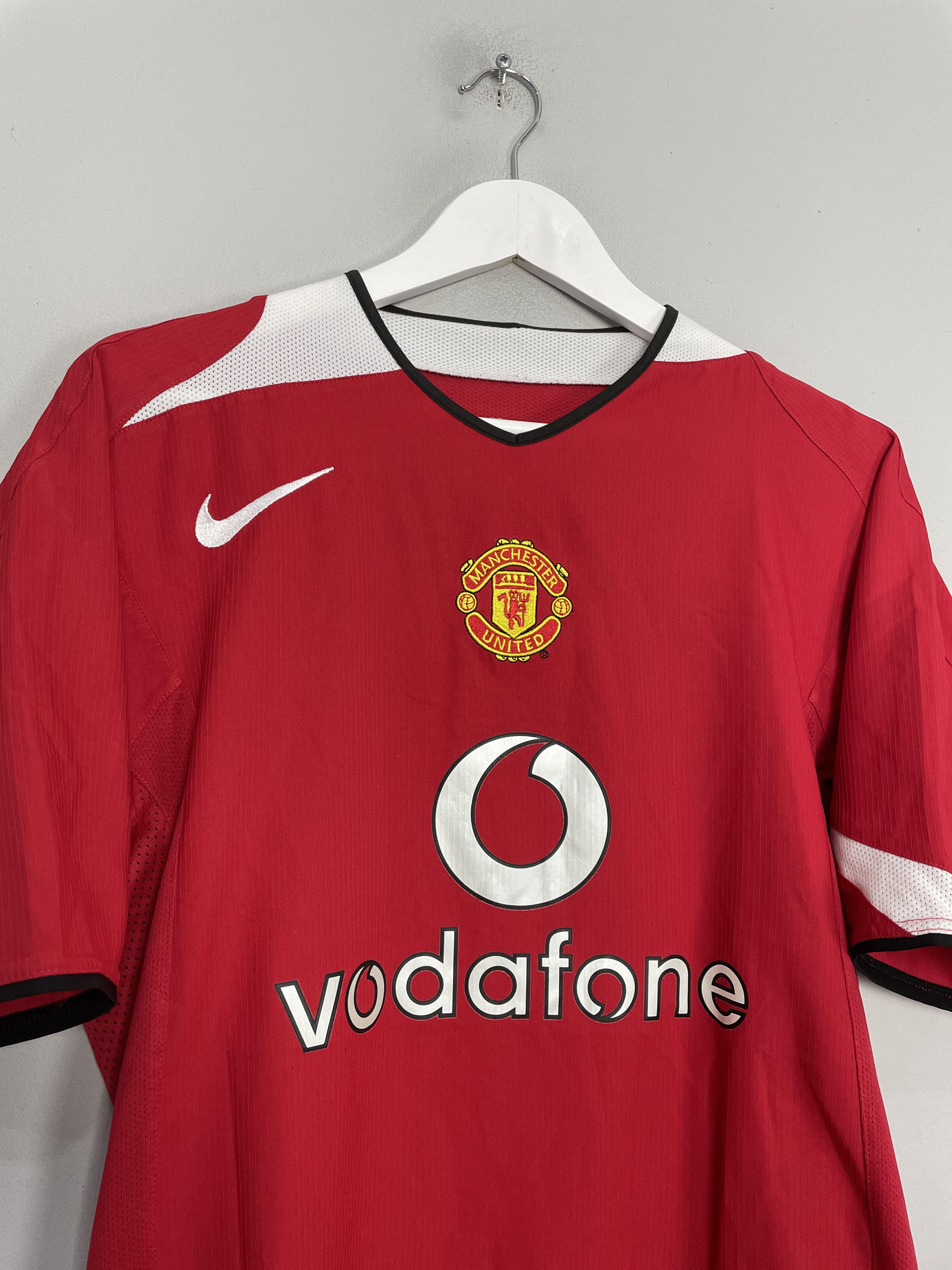 Shop 2004/06 MANCHESTER UNITED ROONEY #8 HOME SHIRT (S) NIKE, classic football shirts, vintage football shirts & retro soccer jerseys at Cult Kits
