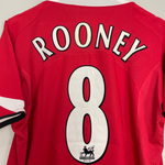 Shop 2004/06 MANCHESTER UNITED ROONEY #8 HOME SHIRT (S) NIKE, classic football shirts, vintage football shirts & retro soccer jerseys at Cult Kits