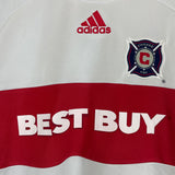2008 CHICAGO FIRE BLANCO #10 AWAY SHIRT (L) ADIDAS