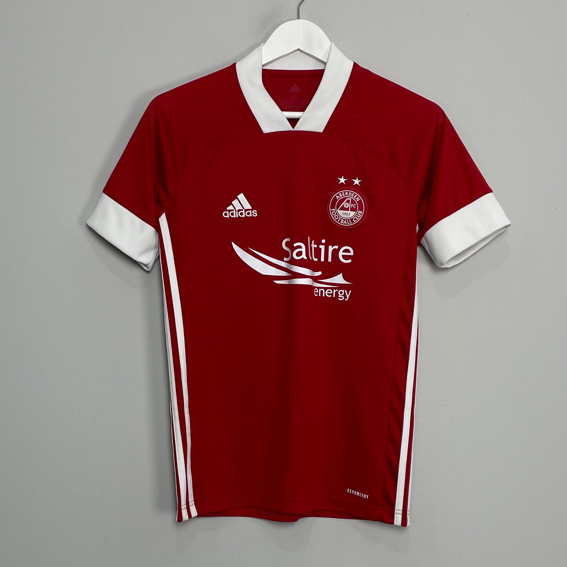 Shop 2020/21 ABERDEEN HOME SHIRT (XS) ADIDAS, classic football shirts, vintage football shirts & retro soccer jerseys at Cult Kits