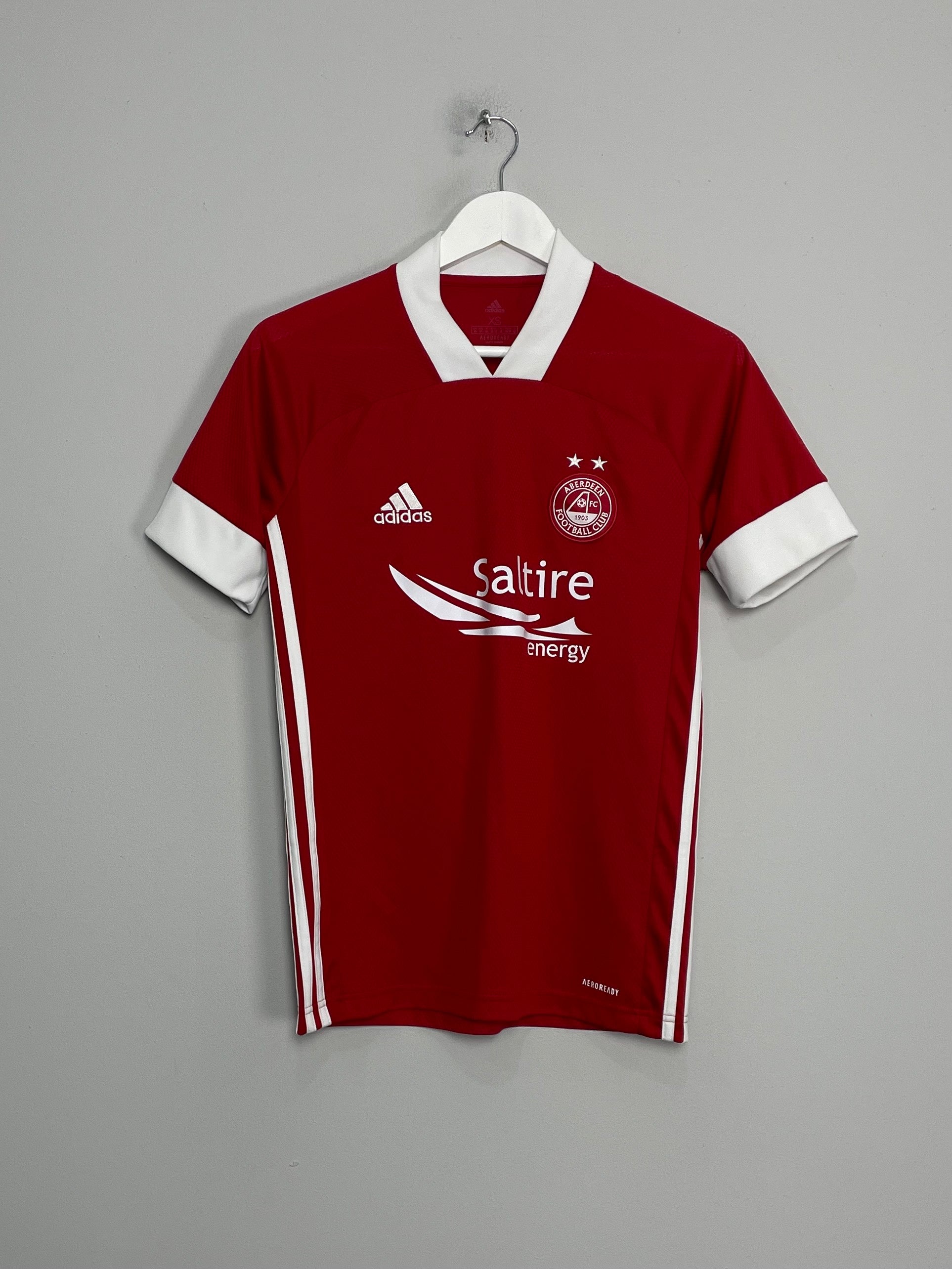 Shop 2020/21 ABERDEEN HOME SHIRT (XS) ADIDAS, classic football shirts, vintage football shirts & retro soccer jerseys at Cult Kits