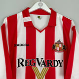 2004/05 SUNDERLAND HOME SHIRT (L) DIADORA