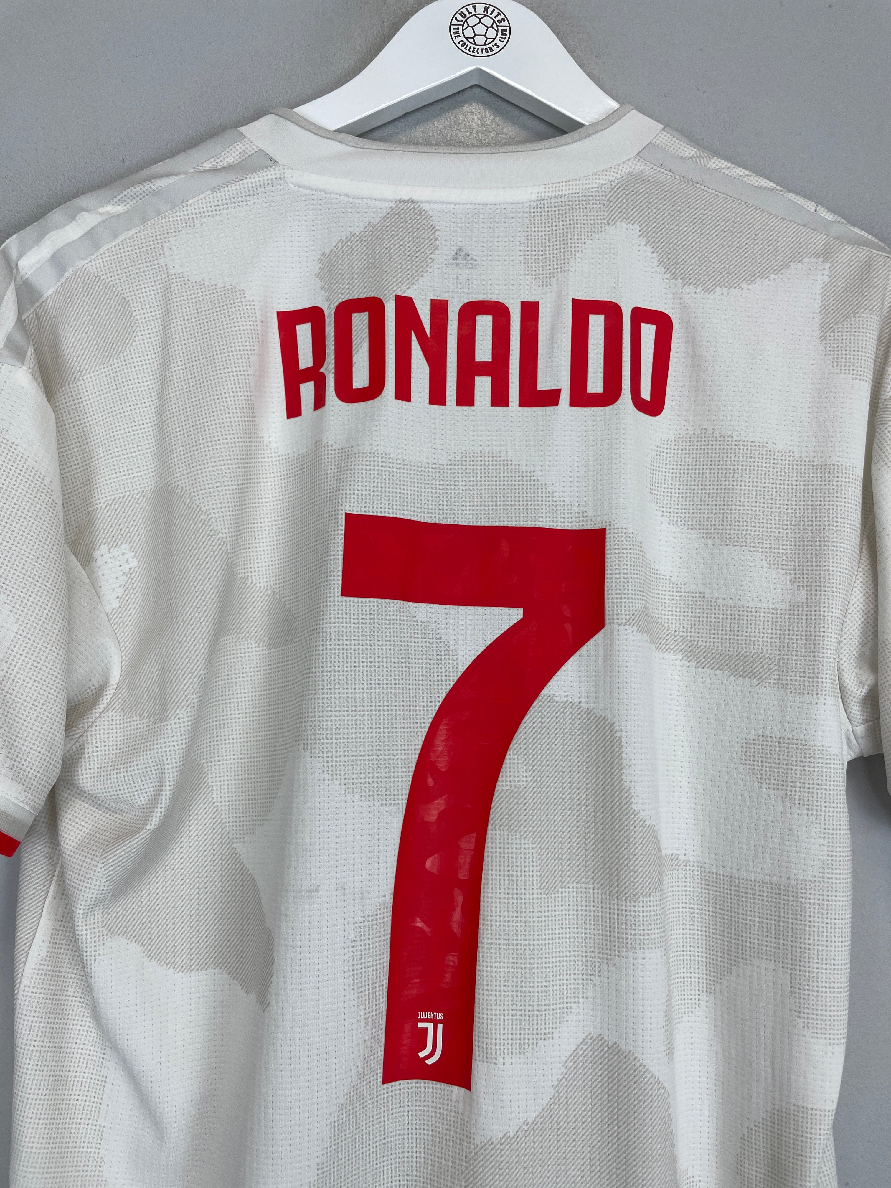 Shop 2019/20 JUVENTUS RONALDO #7 *AUTHENTIC* AWAY SHIRT (M) ADIDAS, classic football shirts, vintage football shirts & retro soccer jerseys at Cult Kits
