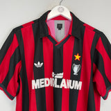 1990/91 AC MILAN ADIDAS ORIGINALS HOME SHIRT (M)