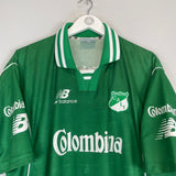 Shop 2001/02 DEPORTIVO CALI #8 HOME SHIRT (L) NEW BALANCE, classic football shirts, vintage football shirts & retro soccer jerseys at Cult Kits