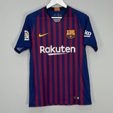 Shop 2018/19 BARCELONA MESSI #10 HOME SHIRT (S) NIKE, classic football shirts, vintage football shirts & retro soccer jerseys at Cult Kits