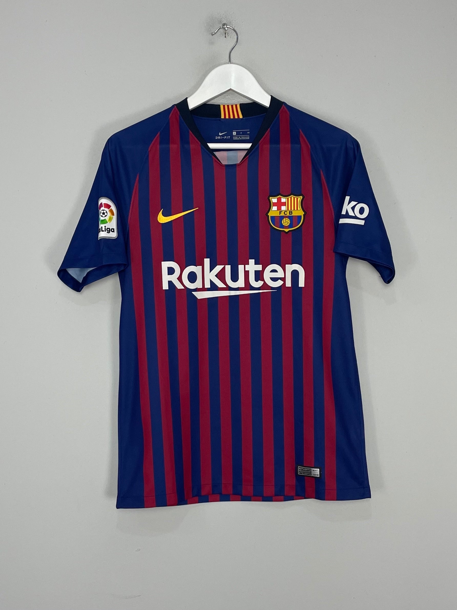 Shop 2018/19 BARCELONA MESSI #10 HOME SHIRT (S) NIKE, classic football shirts, vintage football shirts & retro soccer jerseys at Cult Kits