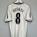 Shop 2003/05 LIVERPOOL HESKEY #8 AWAY SHIRT (L) REEBOK, classic football shirts, vintage football shirts & retro soccer jerseys at Cult Kits