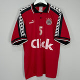Shop 1999 EGYPT #5 *PLAYER ISSUE* HOME SHIRT (XL) PUMA, classic football shirts, vintage football shirts & retro soccer jerseys at Cult Kits