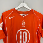 Shop 2004/06 NETHERLANDS V.NISTELROOY #10 HOME SHIRT (L) NIKE, classic football shirts, vintage football shirts & retro soccer jerseys at Cult Kits