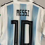 Shop 2018/19 ARGENTINA MESSI #10 *AUTHENTIC* HOME SHIRT (XL) ADIDAS, classic football shirts, vintage football shirts & retro soccer jerseys at Cult Kits