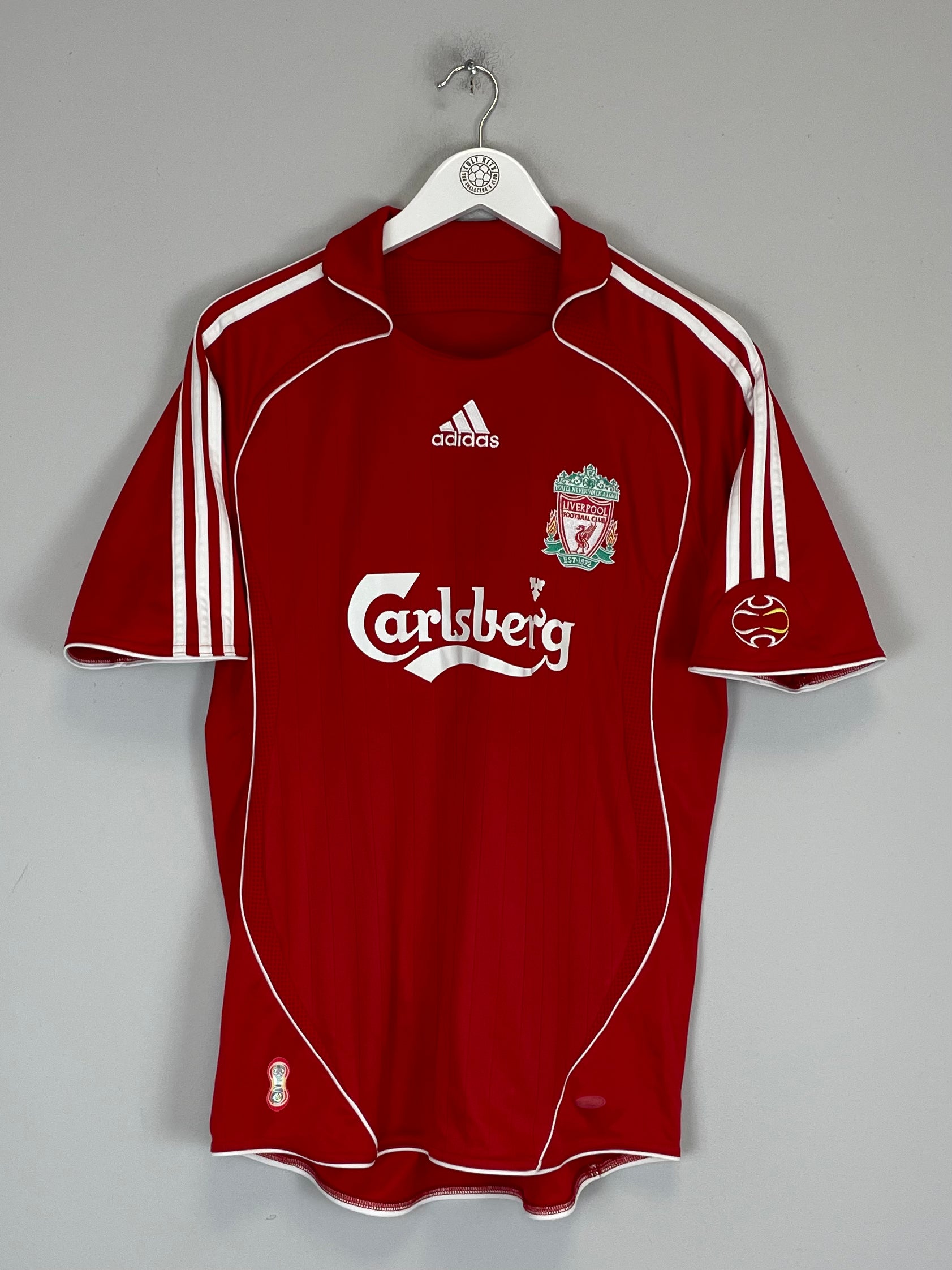 Shop 2004/06 LIVERPOOL GERRARD #8 HOME SHIRT (M) ADIDAS, classic football shirts, vintage football shirts & retro soccer jerseys at Cult Kits