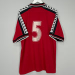 Shop 1999 EGYPT #5 *PLAYER ISSUE* HOME SHIRT (XL) PUMA, classic football shirts, vintage football shirts & retro soccer jerseys at Cult Kits