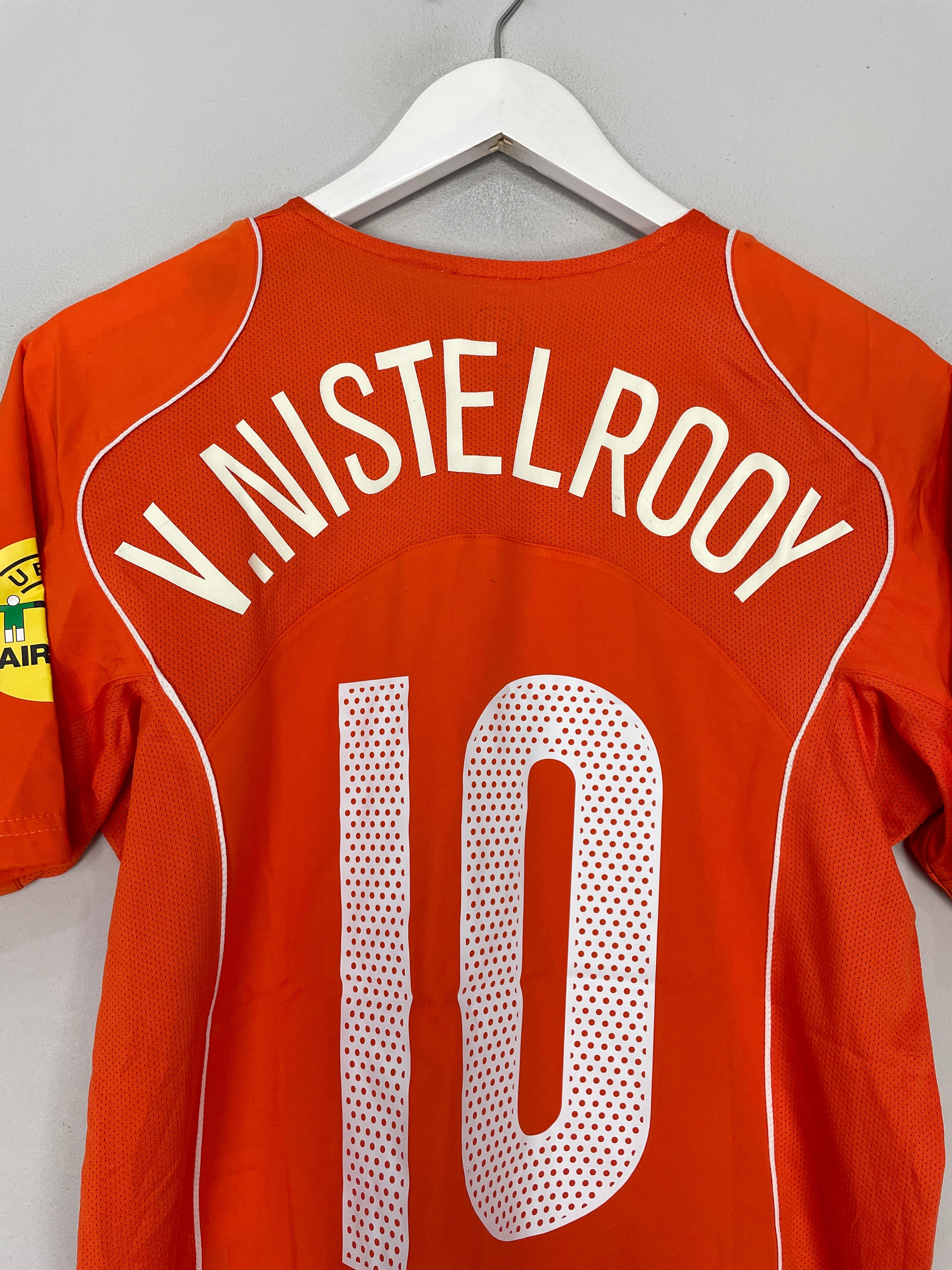 Shop 2004/06 NETHERLANDS V.NISTELROOY #10 HOME SHIRT (L) NIKE, classic football shirts, vintage football shirts & retro soccer jerseys at Cult Kits