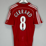 Shop 2004/06 LIVERPOOL GERRARD #8 HOME SHIRT (M) ADIDAS, classic football shirts, vintage football shirts & retro soccer jerseys at Cult Kits