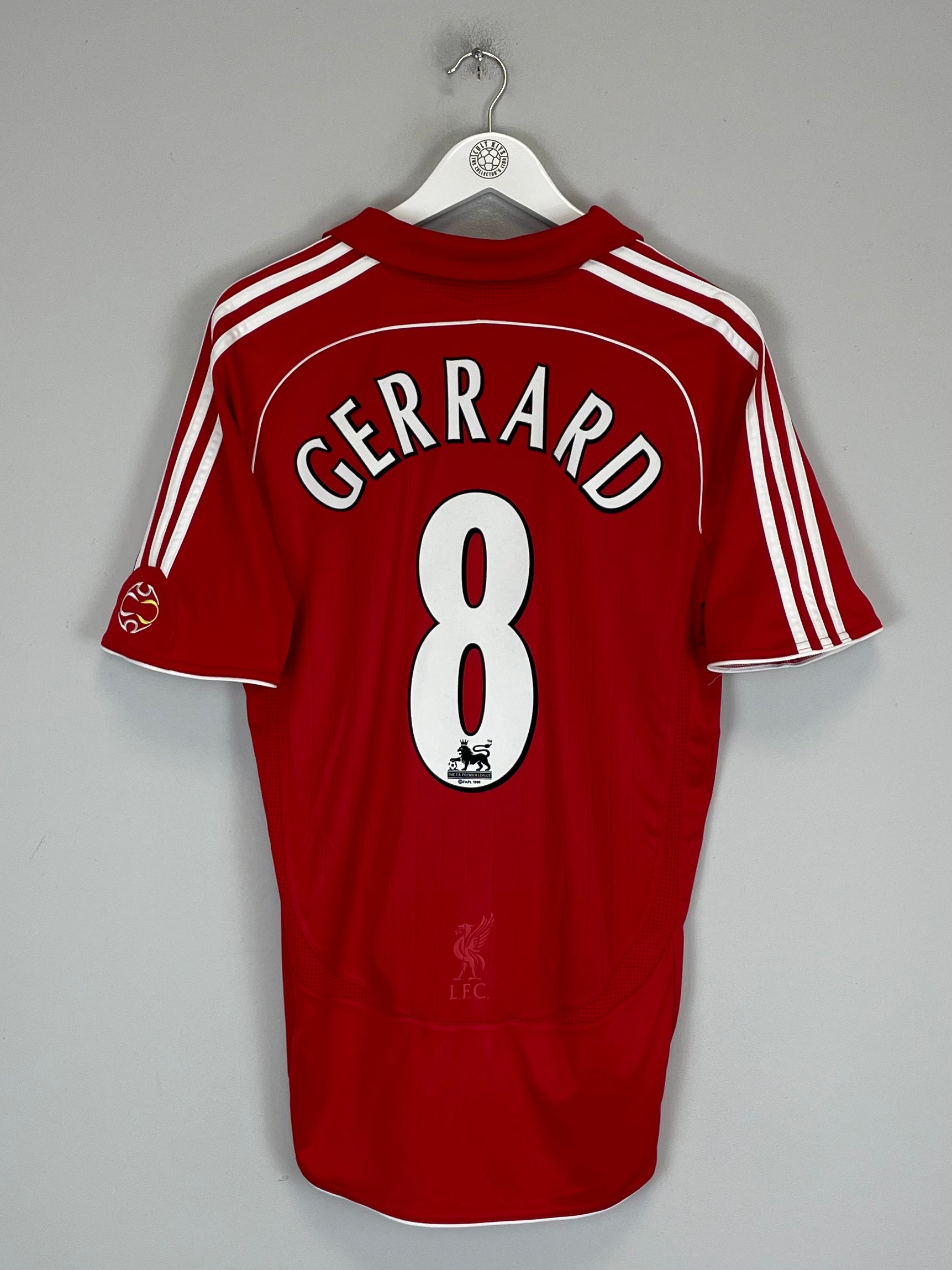 Shop 2004/06 LIVERPOOL GERRARD #8 HOME SHIRT (M) ADIDAS, classic football shirts, vintage football shirts & retro soccer jerseys at Cult Kits