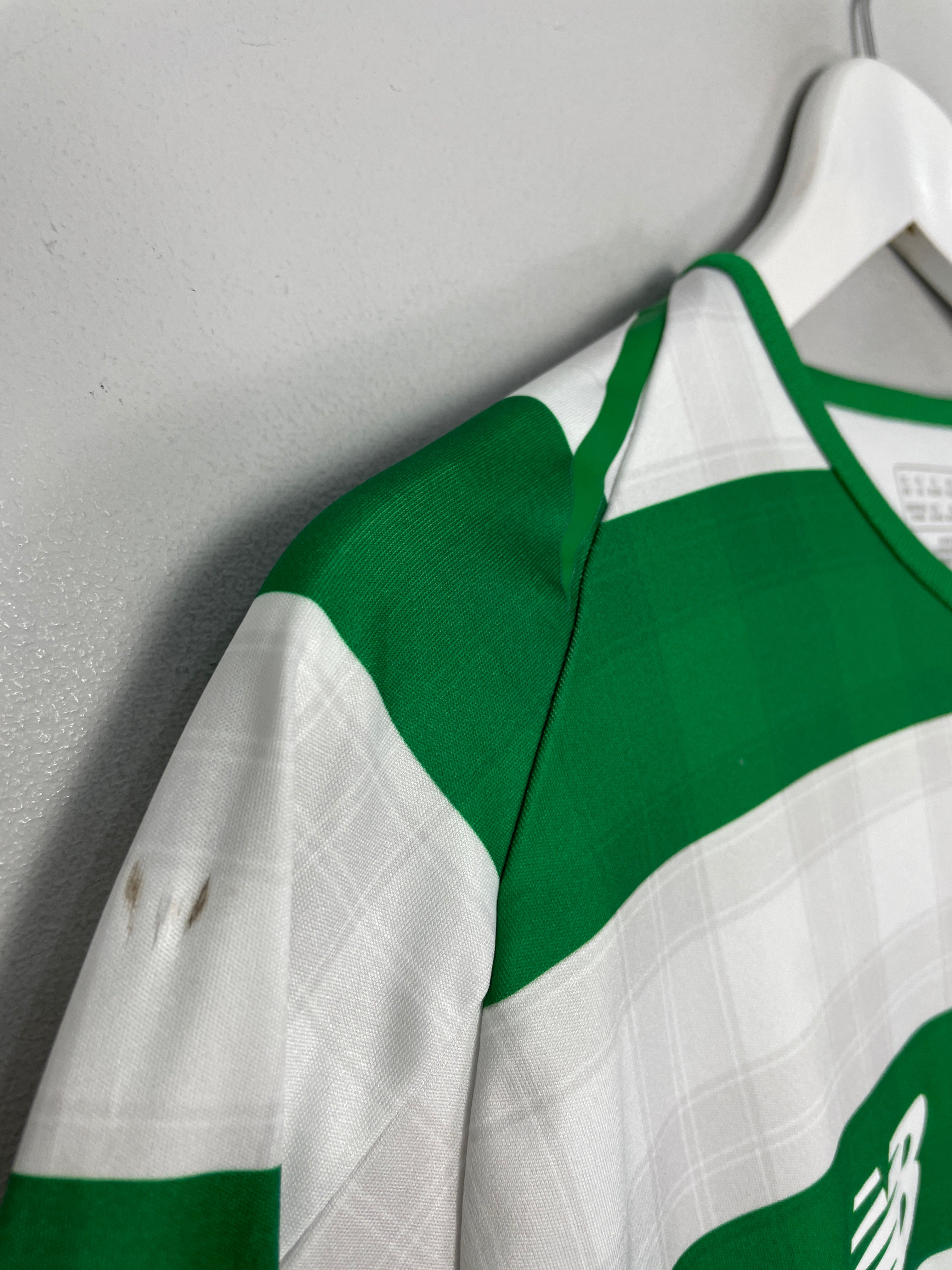 Shop 2018/19 CELTIC L/S HOME SHIRT (XL) NEW BALANCE, classic football shirts, vintage football shirts & retro soccer jerseys at Cult Kits
