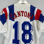 Shop 1992/94 FRANCE CANTONA #18 AWAY SHIRT (S) ADIDAS, classic football shirts, vintage football shirts & retro soccer jerseys at Cult Kits