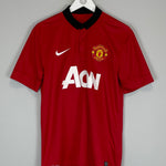 Shop 2013/14 MANCHESTER UNITED V.PERSIE #20 HOME SHIRT (M) NIKE, classic football shirts, vintage football shirts & retro soccer jerseys at Cult Kits