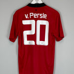 Shop 2013/14 MANCHESTER UNITED V.PERSIE #20 HOME SHIRT (M) NIKE, classic football shirts, vintage football shirts & retro soccer jerseys at Cult Kits