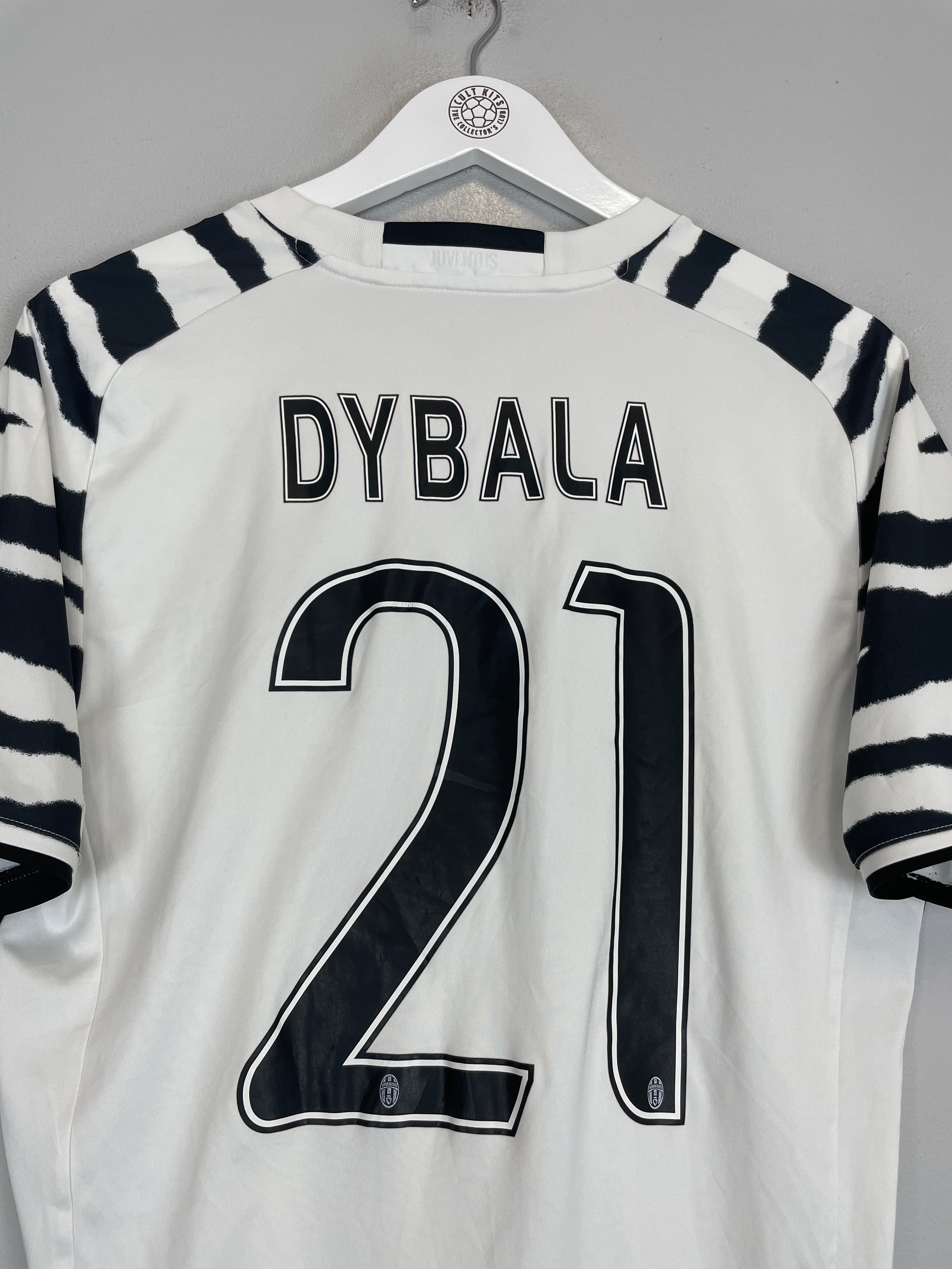 Shop 2016/17 JUVENTUS DYBALA #21 HOME SHIRT (M) ADIDAS, classic football shirts, vintage football shirts & retro soccer jerseys at Cult Kits