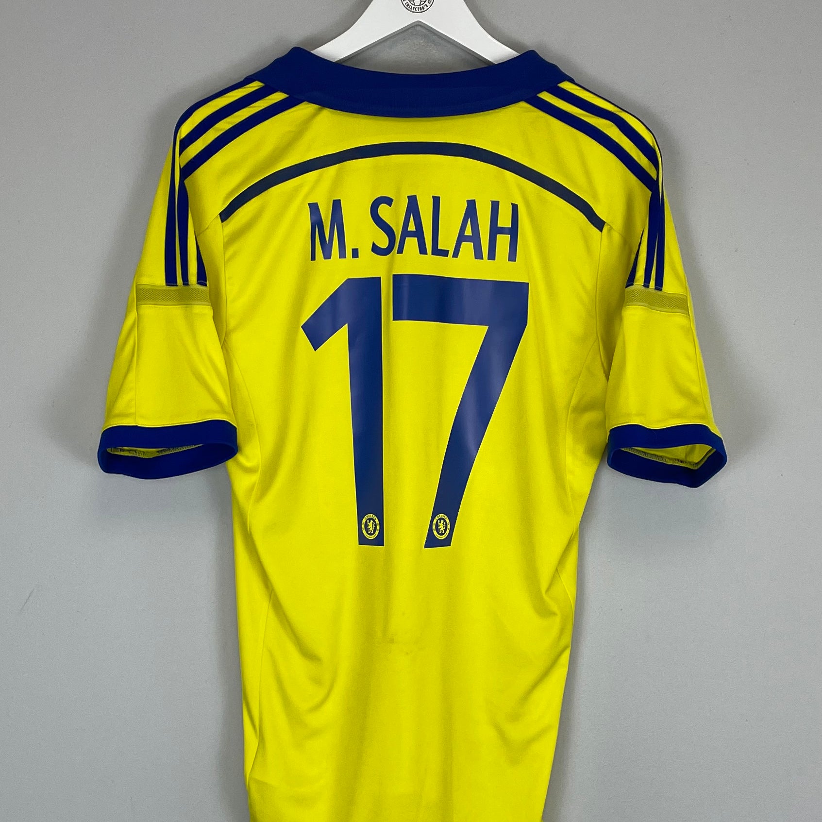 Shop 2014/15 CHELSEA M.SALAH #17 AWAY SHIRT (M) ADIDAS, classic football shirts, vintage football shirts & retro soccer jerseys at Cult Kits