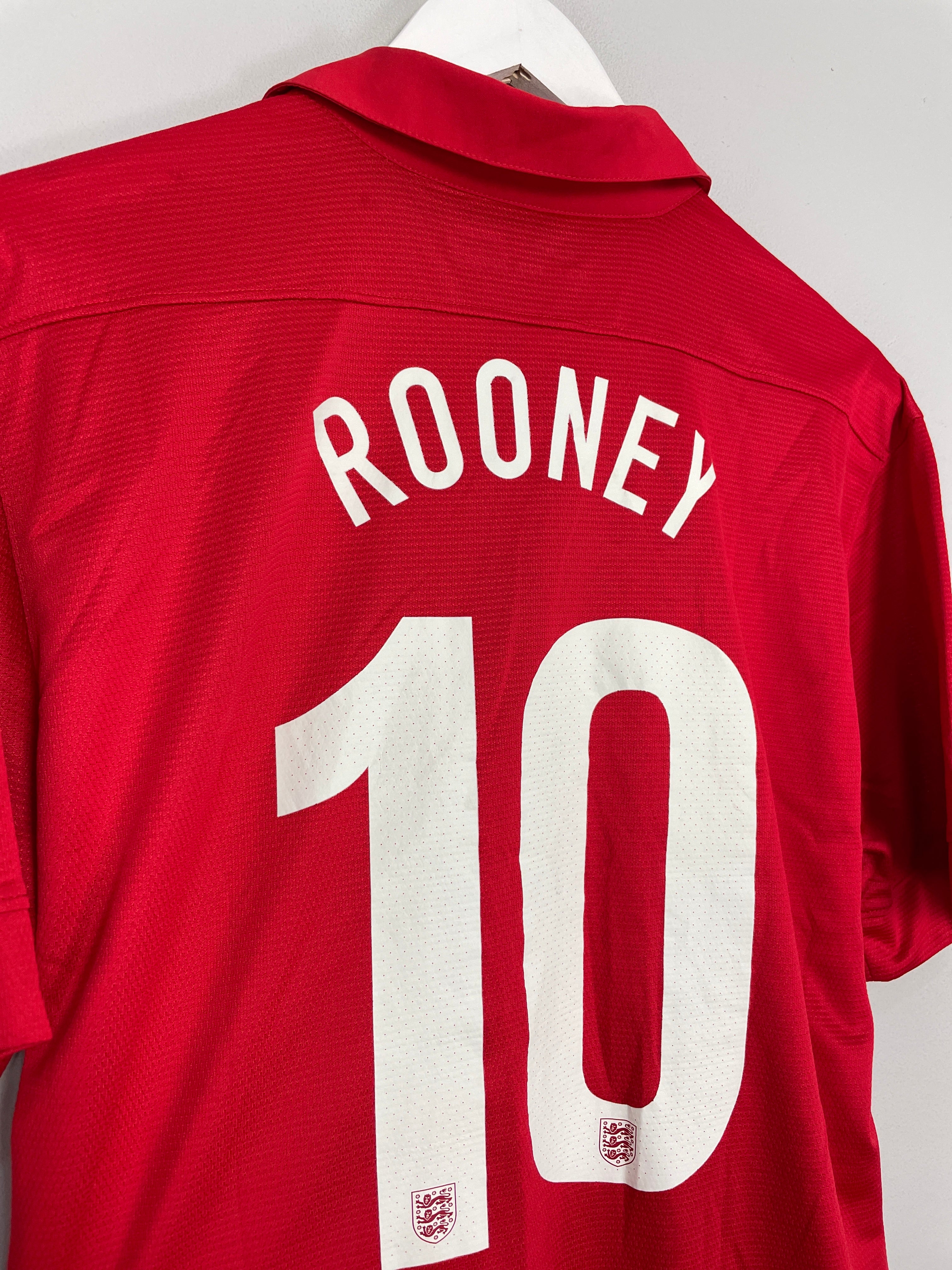 Shop 2013/14 ENGLAND ROONEY #10 *150 YEARS* AWAY SHIRT (L) NIKE, classic football shirts, vintage football shirts & retro soccer jerseys at Cult Kits