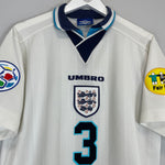 Shop 1995/97 ENGLAND PEARCE #3 HOME SHIRT (L) UMBRO, classic football shirts, vintage football shirts & retro soccer jerseys at Cult Kits