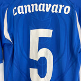 2010/12 ITALY CANNAVARO #5 *PLAYER ISSUE* HOME SHIRT (M) PUMA