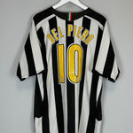 Shop 2005/06 JUVENTUS DEL PIERO #10 HOME SHIRT (XL) NIKE, classic football shirts, vintage football shirts & retro soccer jerseys at Cult Kits
