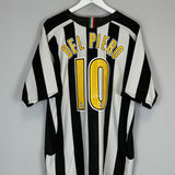 Shop 2005/06 JUVENTUS DEL PIERO #10 HOME SHIRT (XL) NIKE, classic football shirts, vintage football shirts & retro soccer jerseys at Cult Kits