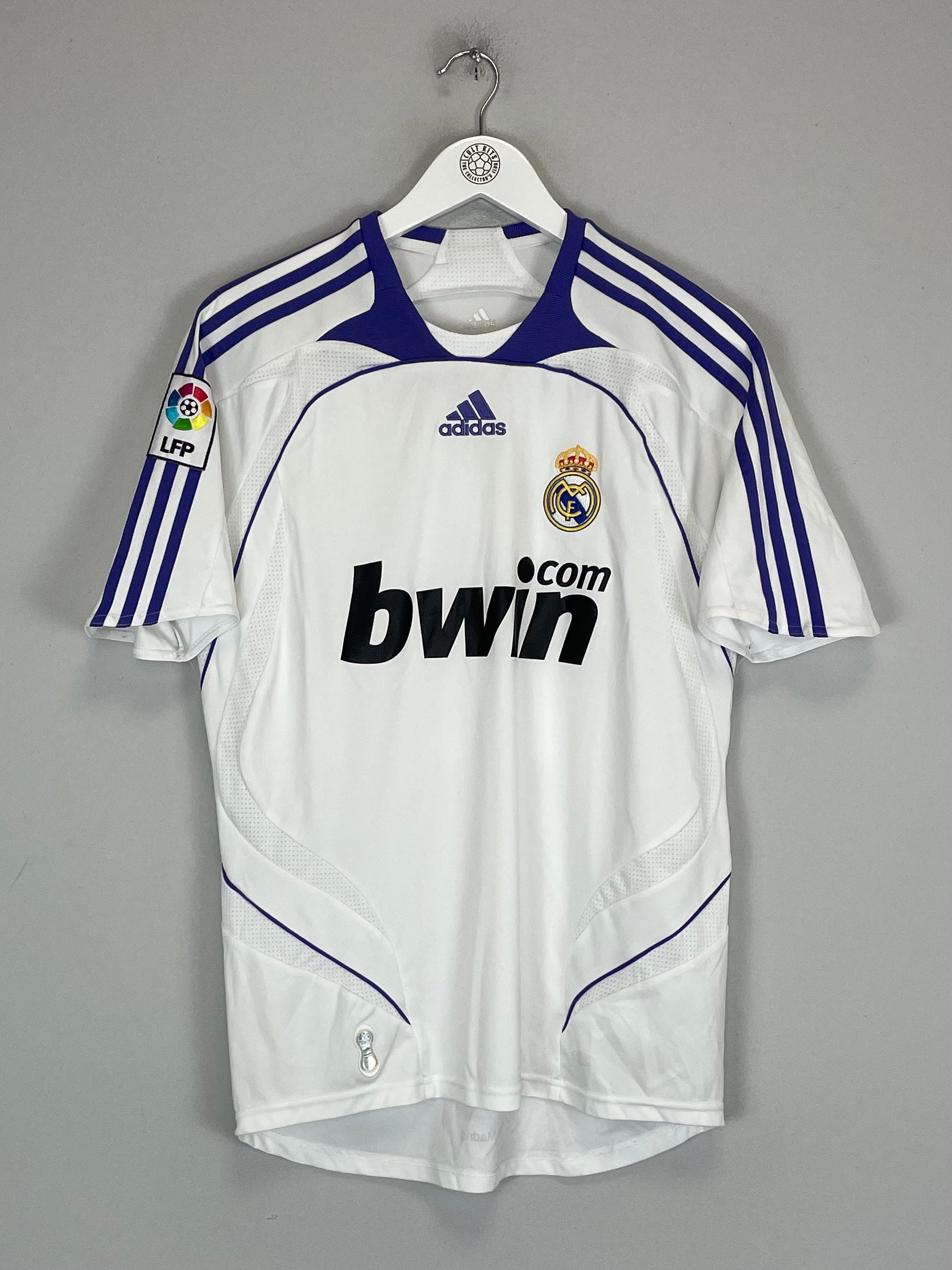 Shop 2007/08 REAL MADRID GUTI HAZ #14 HOME SHIRT (S) ADIDAS, classic football shirts, vintage football shirts & retro soccer jerseys at Cult Kits
