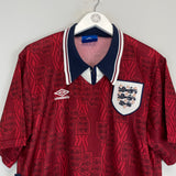 1994/95 ENGLAND AWAY SHIRT (L) UMBRO